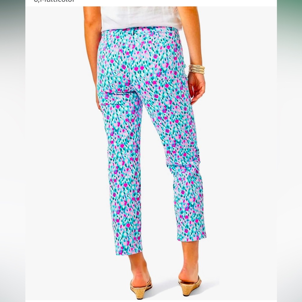 Lilly Pulitzer Multicolor Patterned Cropped Pants… - image 2